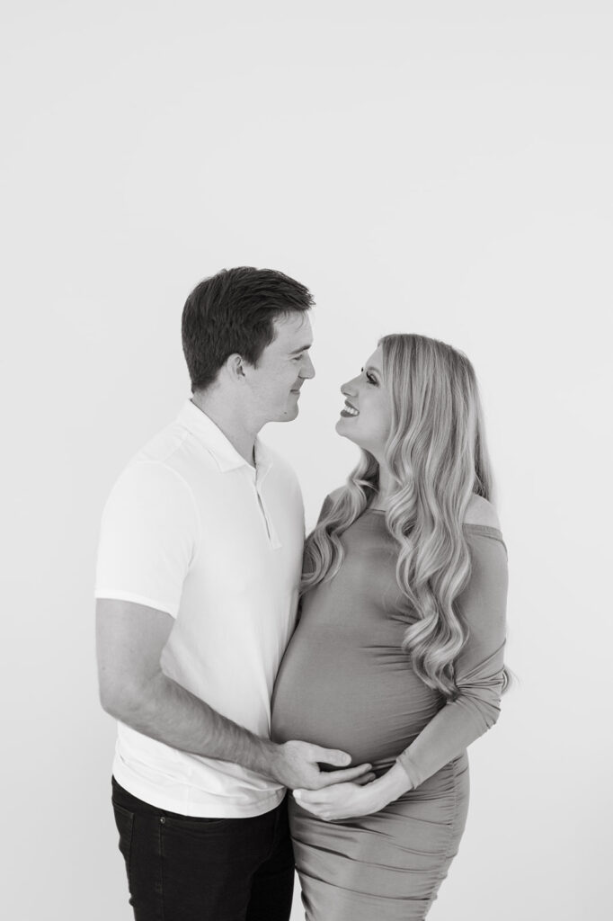 studio maternity session in atlanta